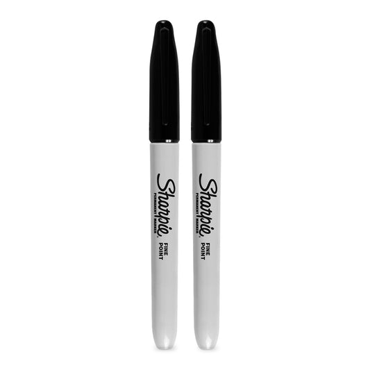Sharpie Negro Punta Delgada