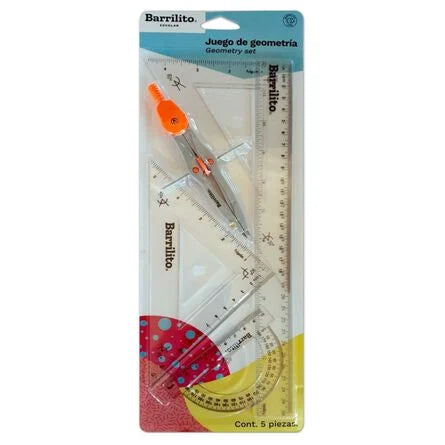 Juego de Geometría Barrilito Carton