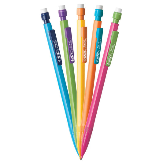 BIC Xtra - Lápiz mecánico suave, punta media (0.7 mm)