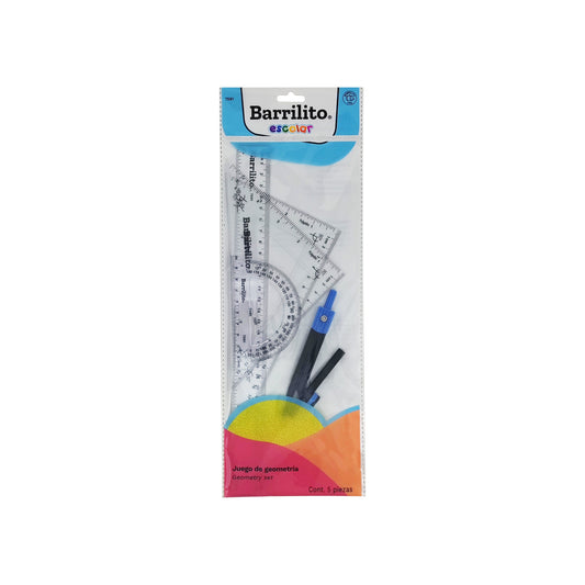 Juego de Geometría Barrilito Bolsa