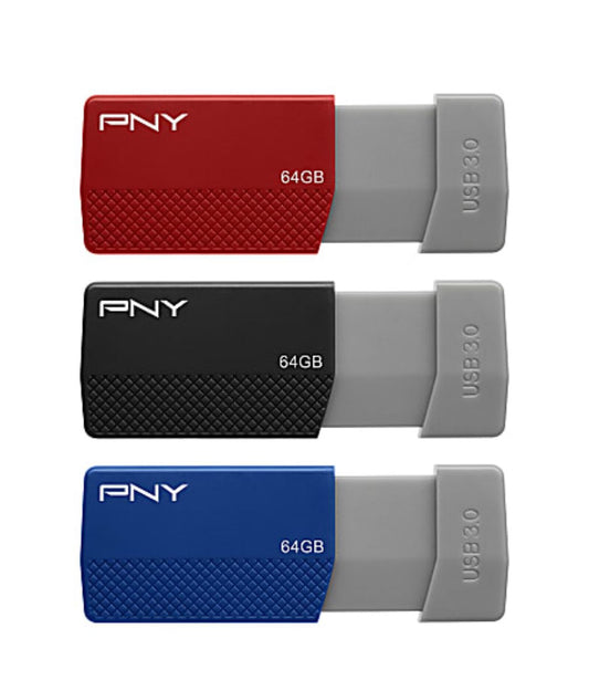 PNY Unidades flash USB 2.0, 64 GB
