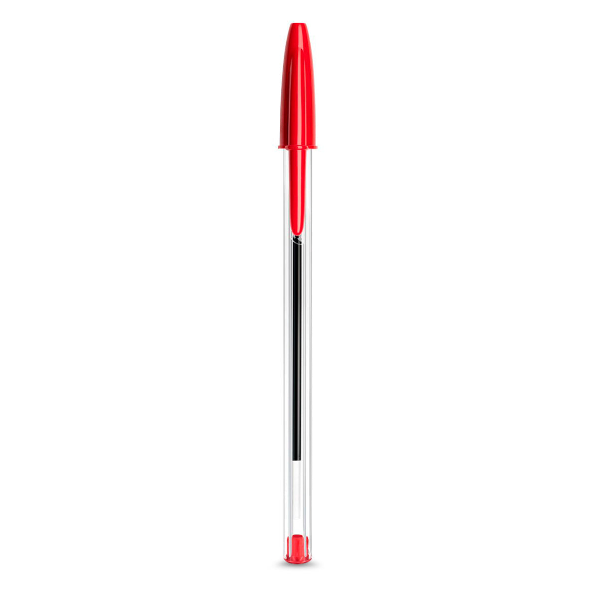 Plumas Bic Cristal Dura Mas Rojo
