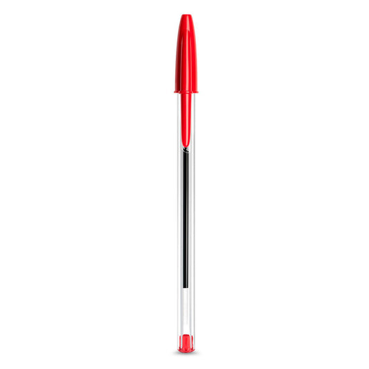 Plumas Bic Cristal Dura Mas Rojo