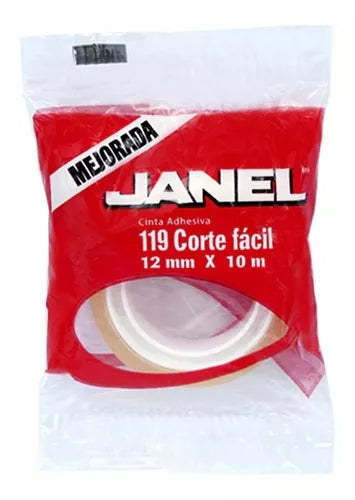 Cinta Adhesiva Corte Fácil Janel 12x10