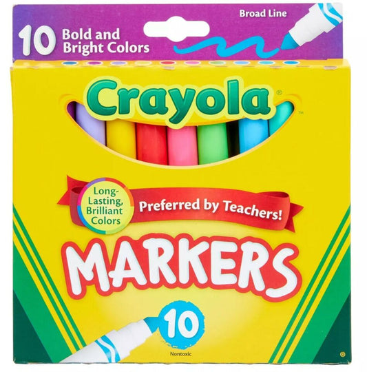 Marcadores Crayola 10 Tonos Pastel