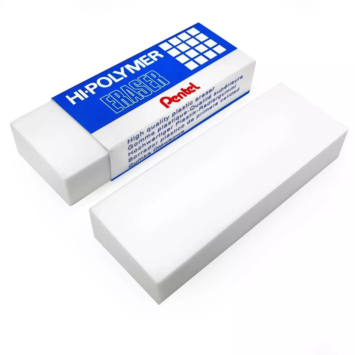 Gomas de borrar de plástico grandes Pentel