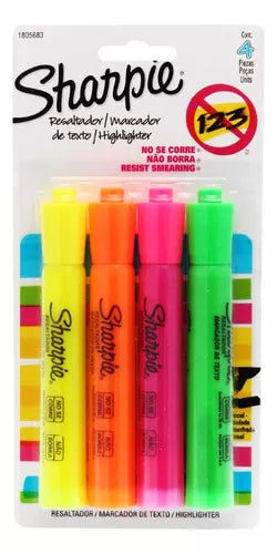 Sharpie Marcatextos 4 Colores