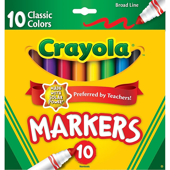 Marcadores Crayola 10