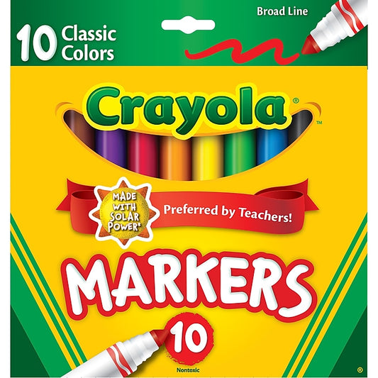 Marcadores Crayola 10