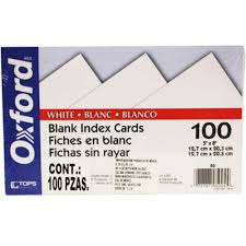 Tarjetas Indice